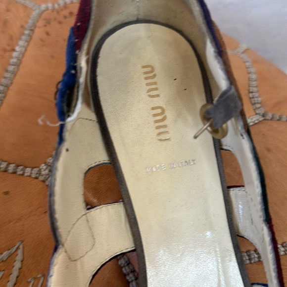 Miu miu suede kitten heel calzature Donna - Picture 3 of 8